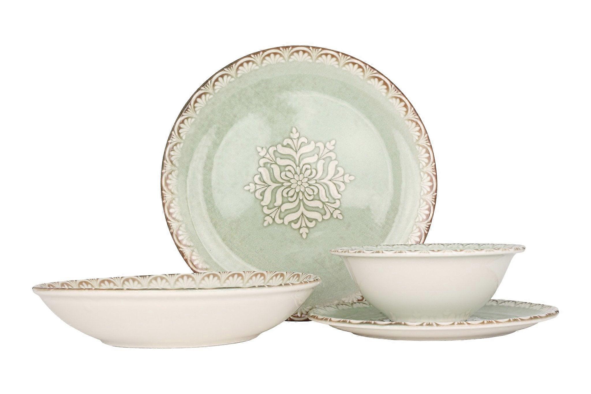 By Bone Dinnerware Set (Medium) - Rome - 24 pieces - 6 persons - Porcelain