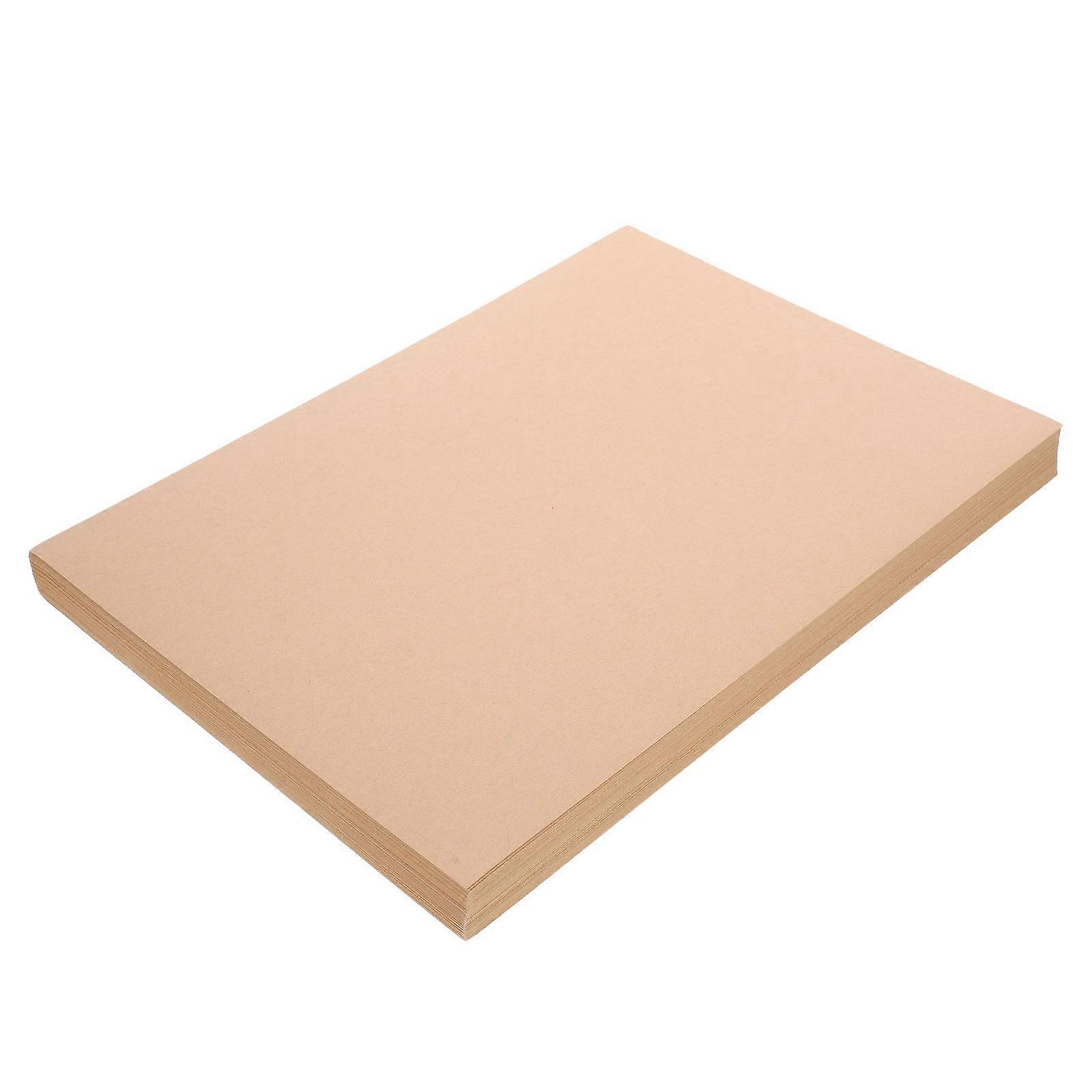 Printable Adhesive Labels Brown Kraft Paper for Mailing 100 Sheets