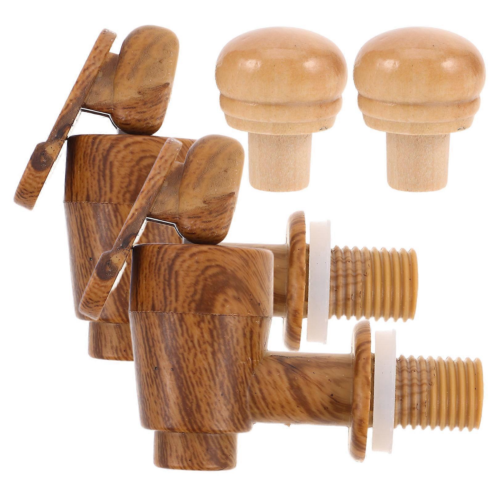 Barrel Faucet and Replacement Kit for Easy Pouring 2Sets