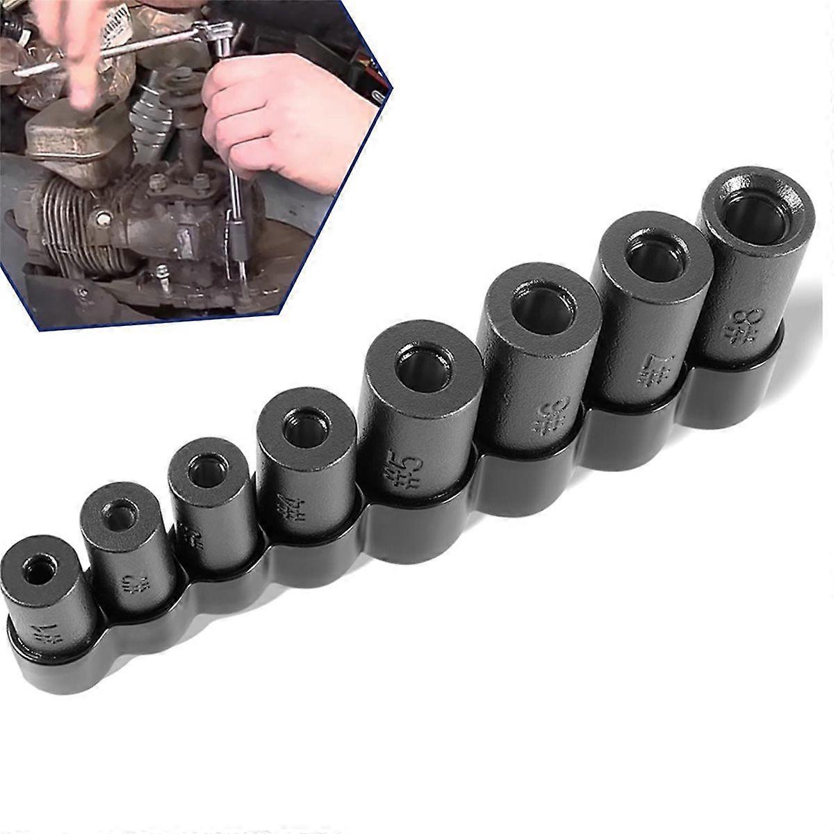 70500 Tap Socket Set Use with 1/4in & 3/8in Drive Fit Fractional Standard Tap Thru 1/2in & 1/8in NP