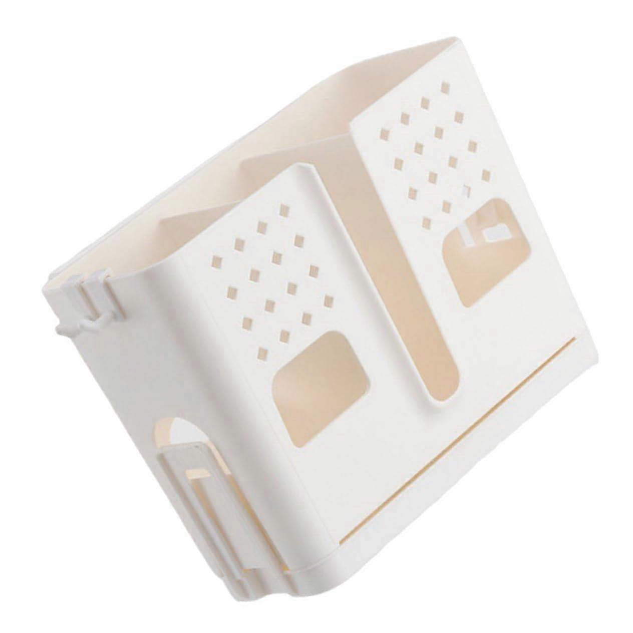 Kitchen Utensil Holder Wall Mounted with Drainage PP Cutlery Organizer Space Saving for Kitchen