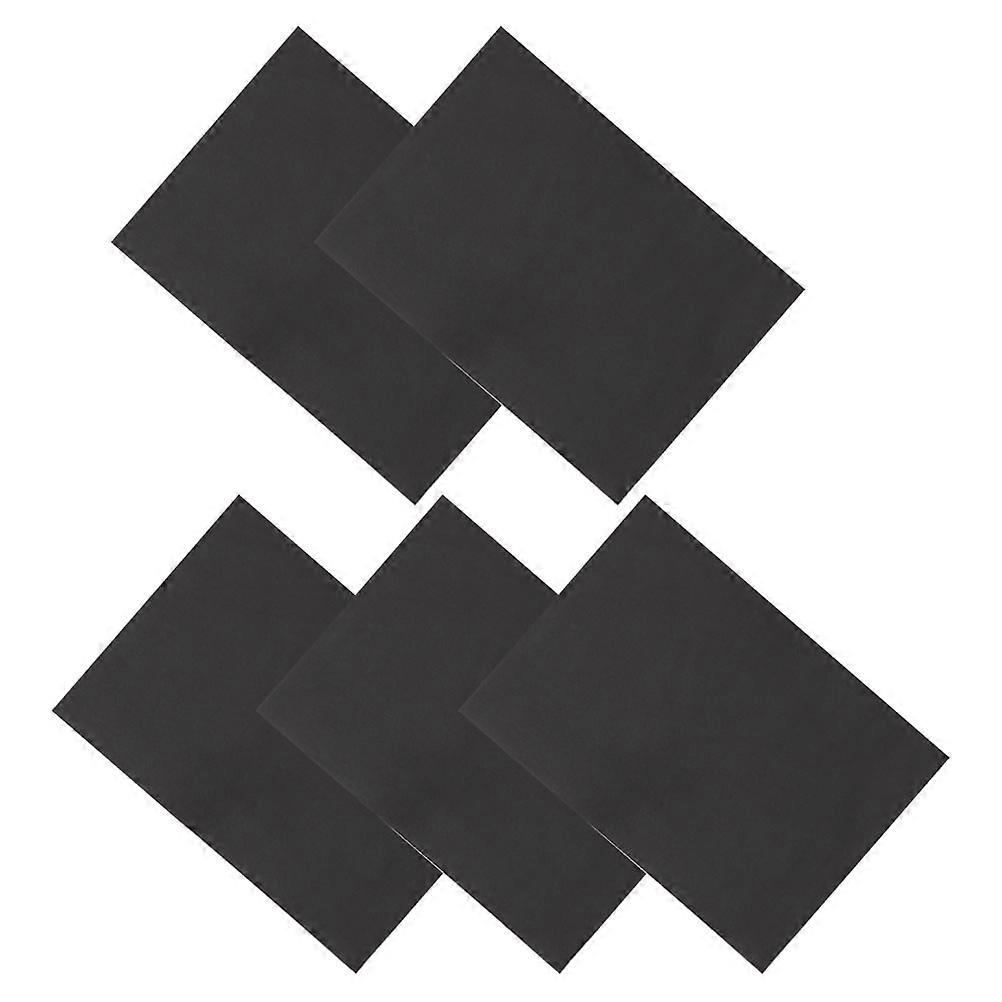 EVA Foam Sheets Black Rectangular For Card Making Scrapbooking Seasoned Crafters 50.00X35.00X0.20CM 5Pack