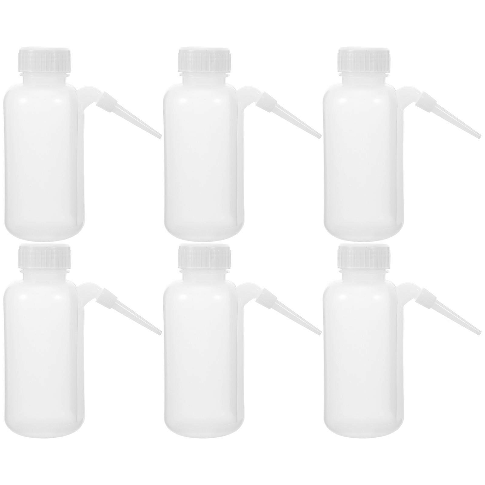 18Pcs Transparent Squeeze Bottles for Lab Chemical Reagent Storage