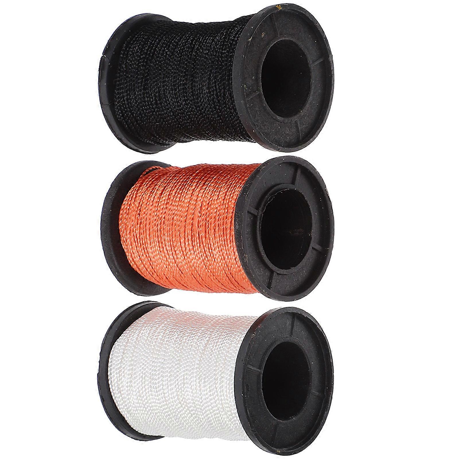 Heavy Duty Sewing Thread for DIY Craft Projects 3 Rolls Nylon Thread for Repair
