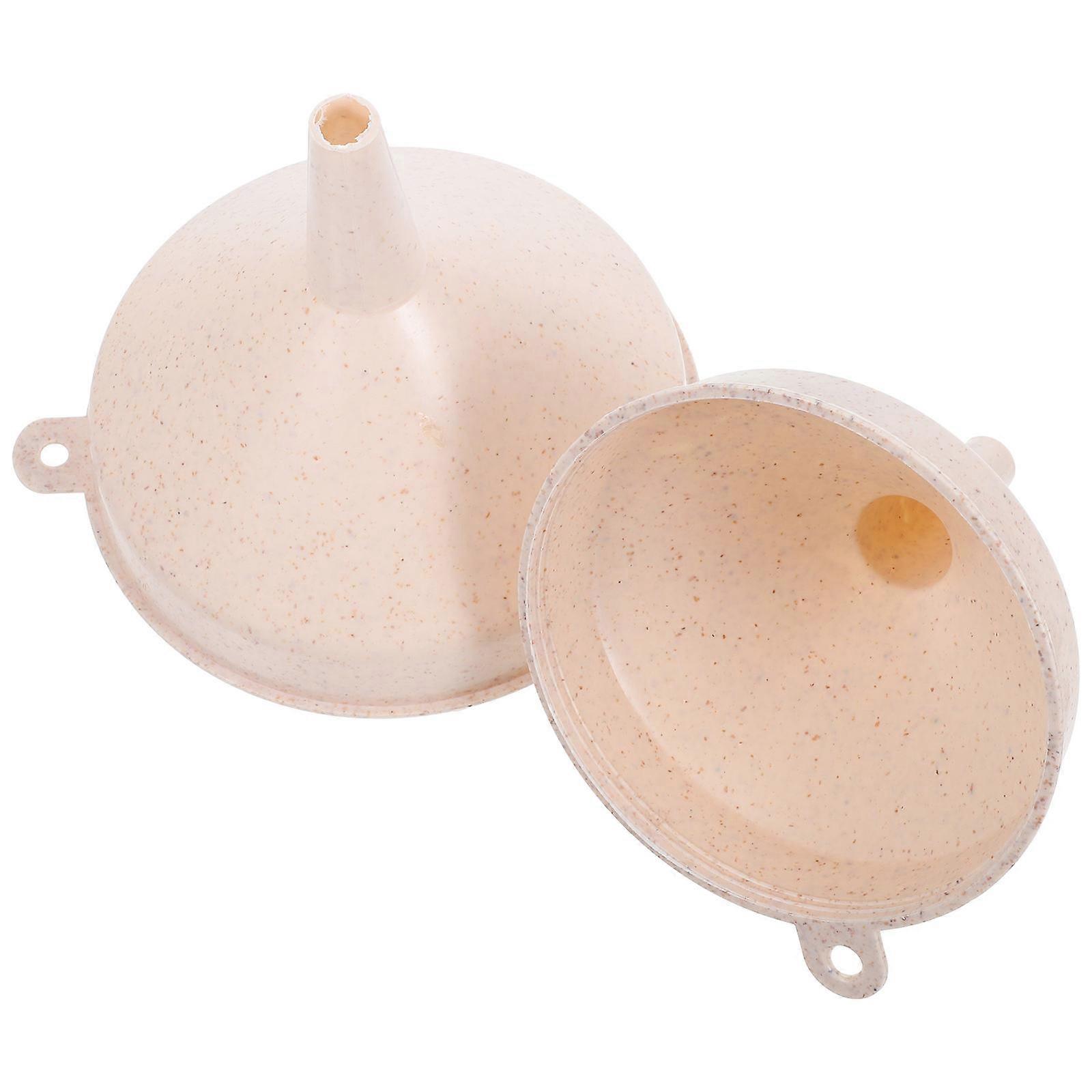 Kitchen Funnel Plastic Funnel for Pouring 2Pcs Liquid Transferring Tool