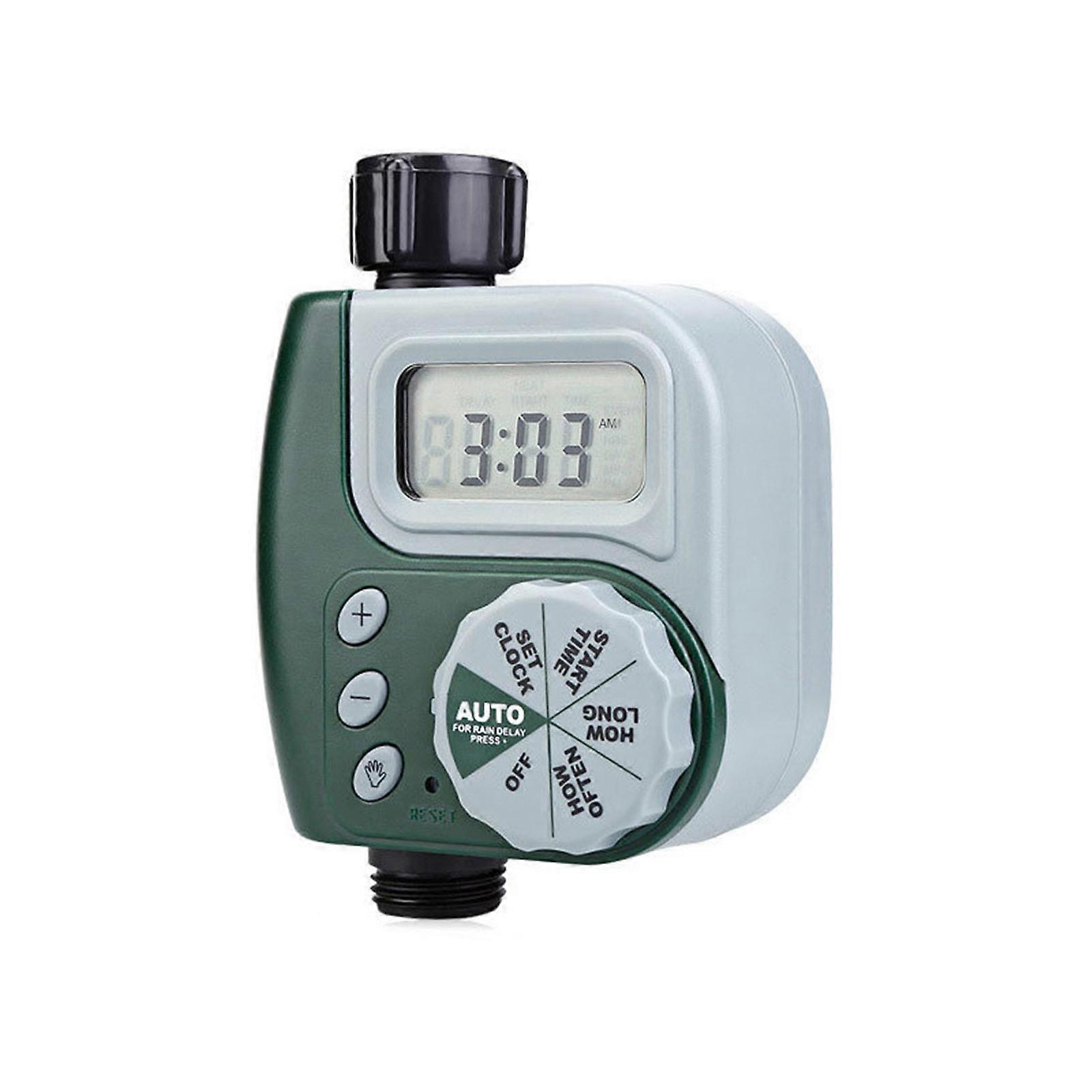 Water Timer Irrigation Timer Rain Delay Waterproof Hose Sprinkler Timer with Weekly/Daily/Interval/Exact Day Watering Multicolor