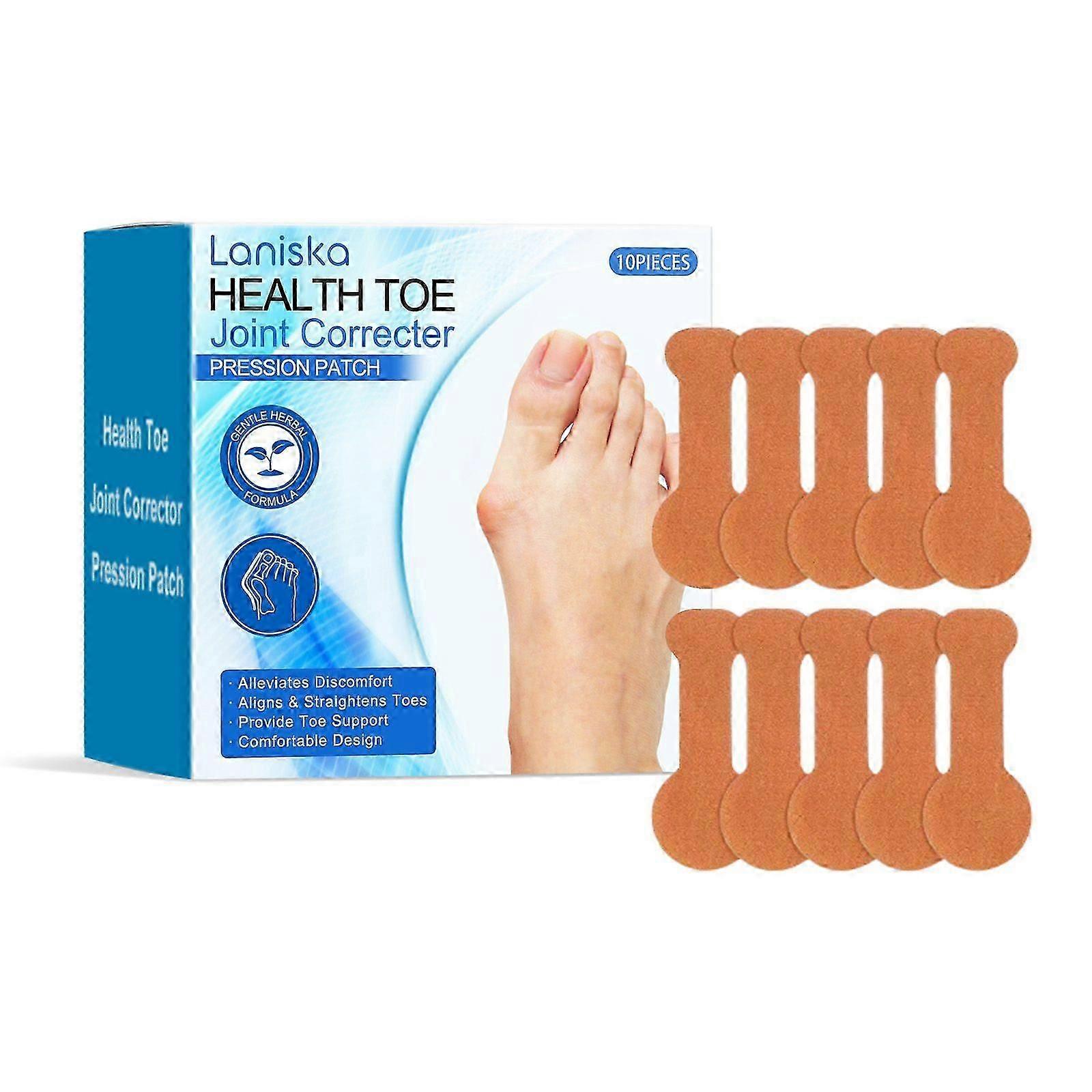 Relief Toe Joint Patch with Natural Wormwood & Licorice for All-Day Comfort & Support