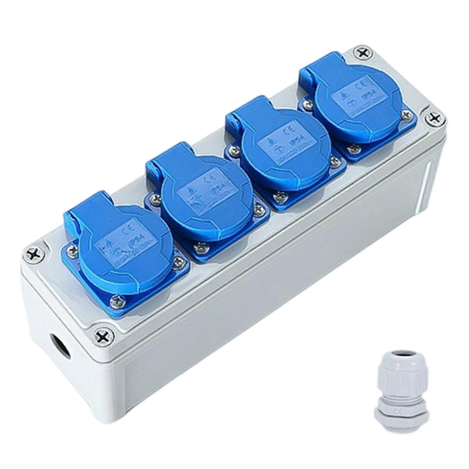 Waterproof Electrical Socket Cover 220V 10A Outdoor Electrical Socket Cover Wall Distributor Socket Box Easy to Use Multicolor Cs fast