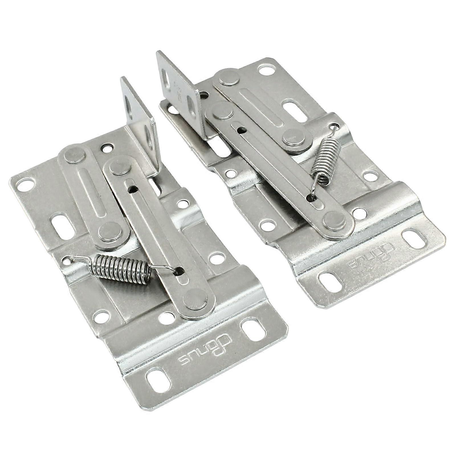 2 Pcs Tip Out Tray Hinges for Sink Front Cabinets, SpaceSaving Nickel Plated Steel, Easy DIY Install