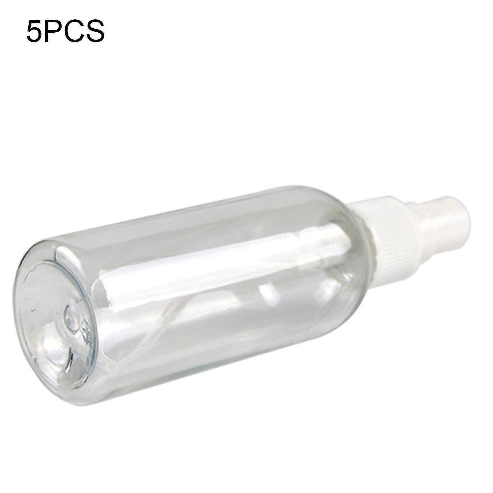 5pcs 150/200/250/300ml Refillable Transparent Plasticempty Small Spray Bottle
