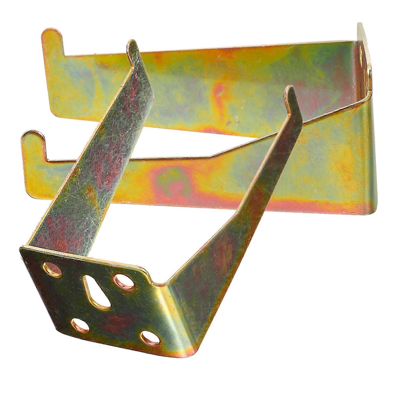 Iron Fire Extinguisher Bracket Wall Mount for Home Use 5Sets Golden