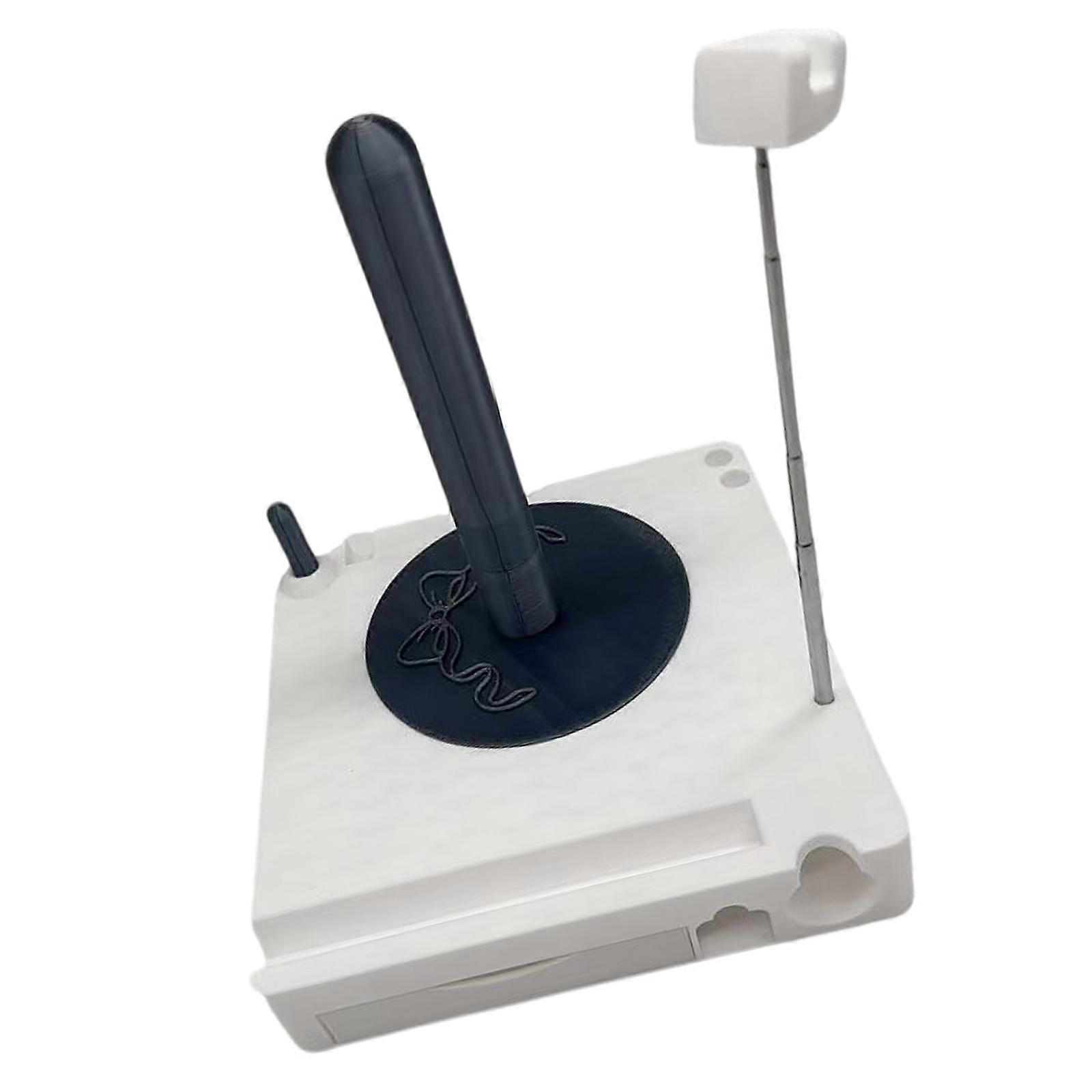 Perspective Thread Storage Container With Multiple Layer Compartments Easy Carry Transportable Crafting Addition  White