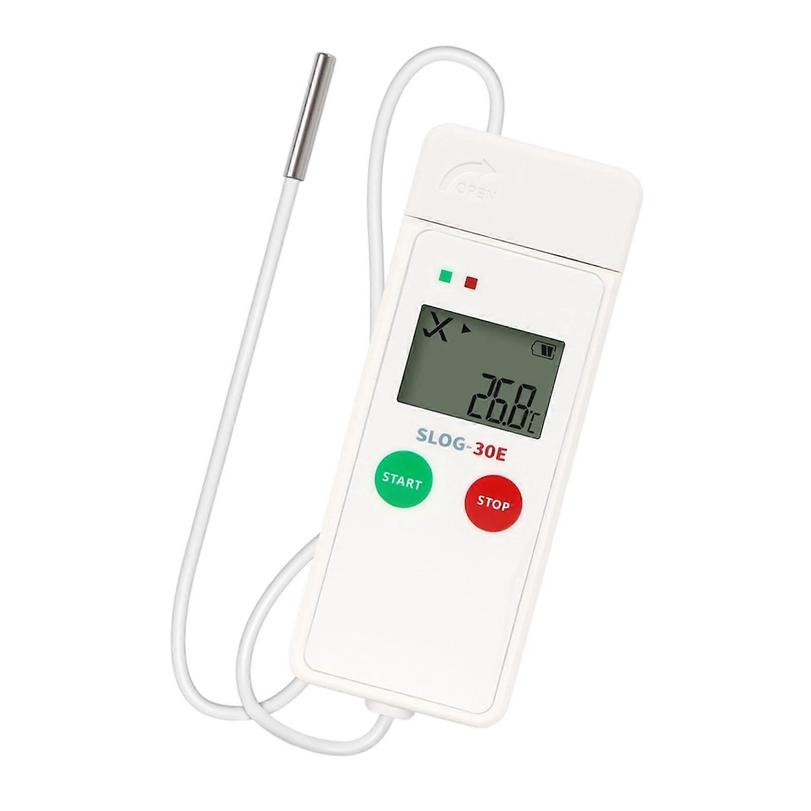 Accuracy Temperature Humidity Data Logger with External Probe for Cold Chain and Storage