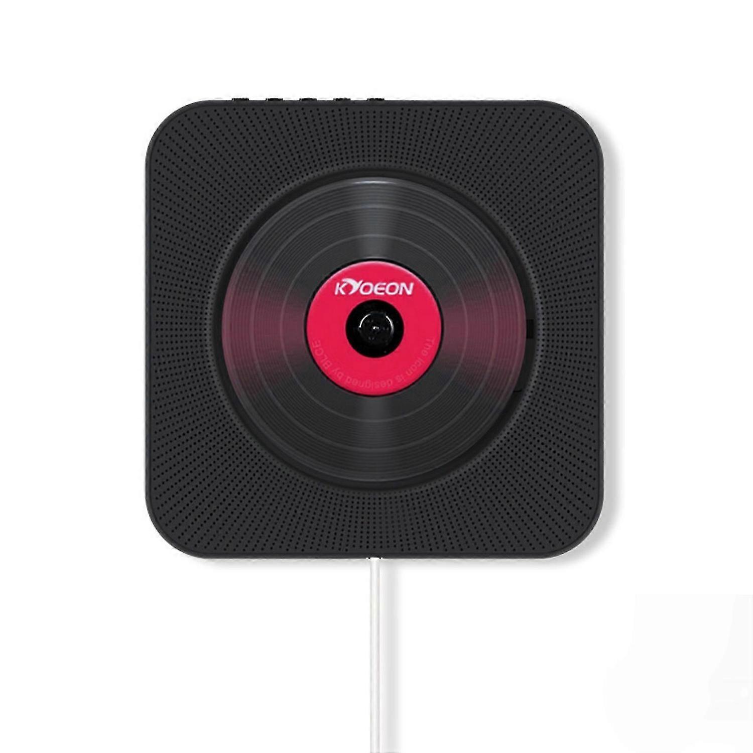 Wall-Mounted Bluetooth CD & DVD Player - Compact Home o & Video Entertainment