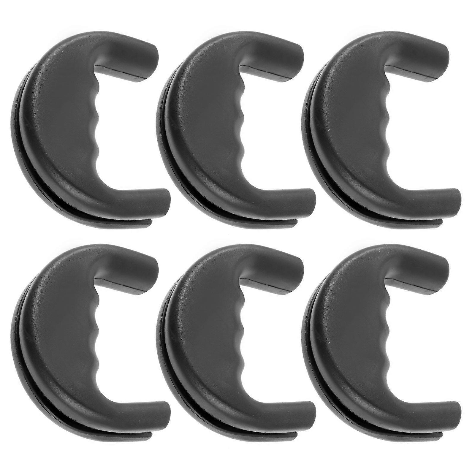 6Pcs Pet Dog Leash Handle for Pulling Rope Rubber Material Durable Use