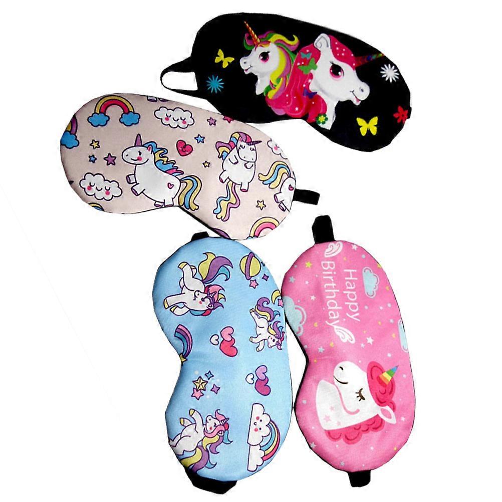 Mask Eye Patch for Sleep Use 4Pcs Assorted