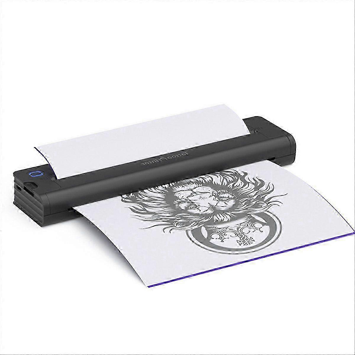 Tattoo Transfer Printer Automatic Fast Printing Bluetooth Portable Tattoo Stencil Maker for Small Business Wireless 2025