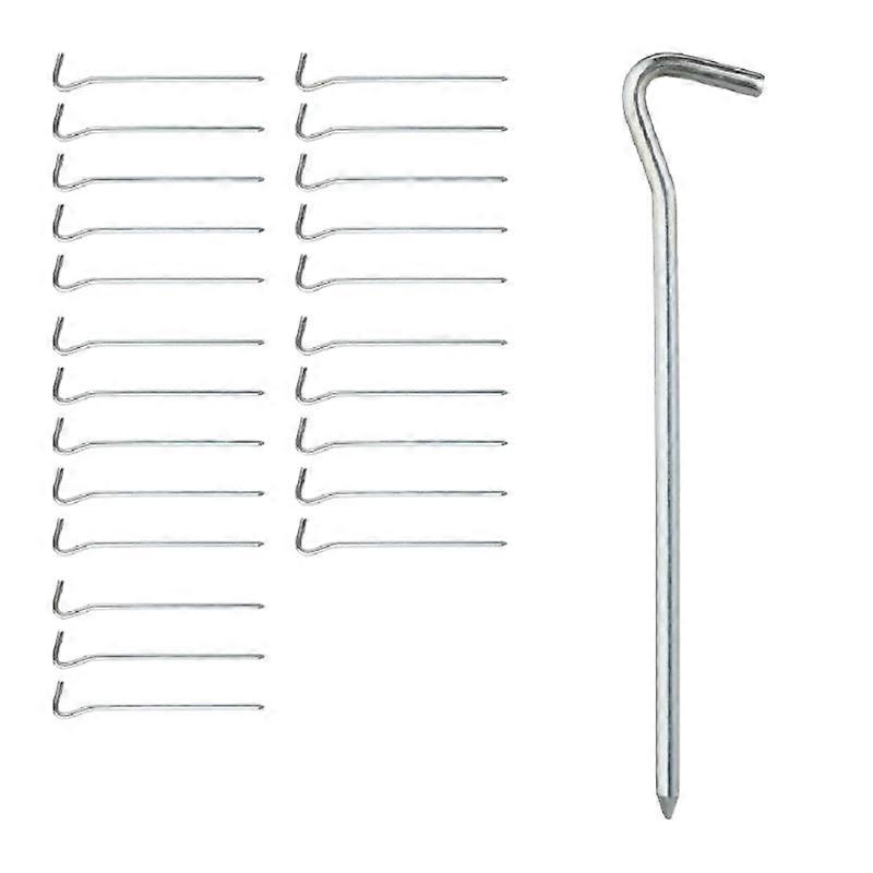 Tältpinnar rund set om 24 st