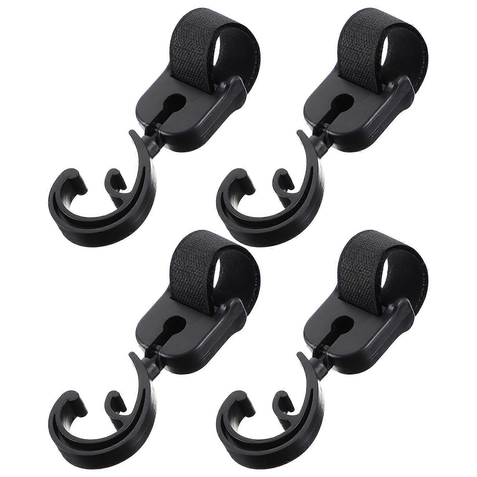 Electromobile Handlebar Hook for Storage 4Pcs Black Durable Material