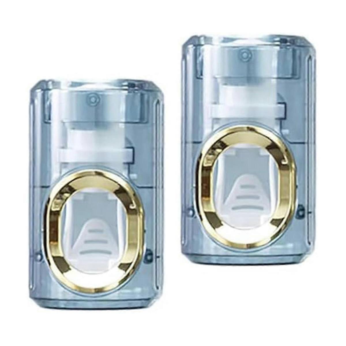 2Pcs Toothpaste Squeezer -Automatic Toothpaste Dispenser Wall Mounted, Pastetooth Paste Dispenser and Holder-C