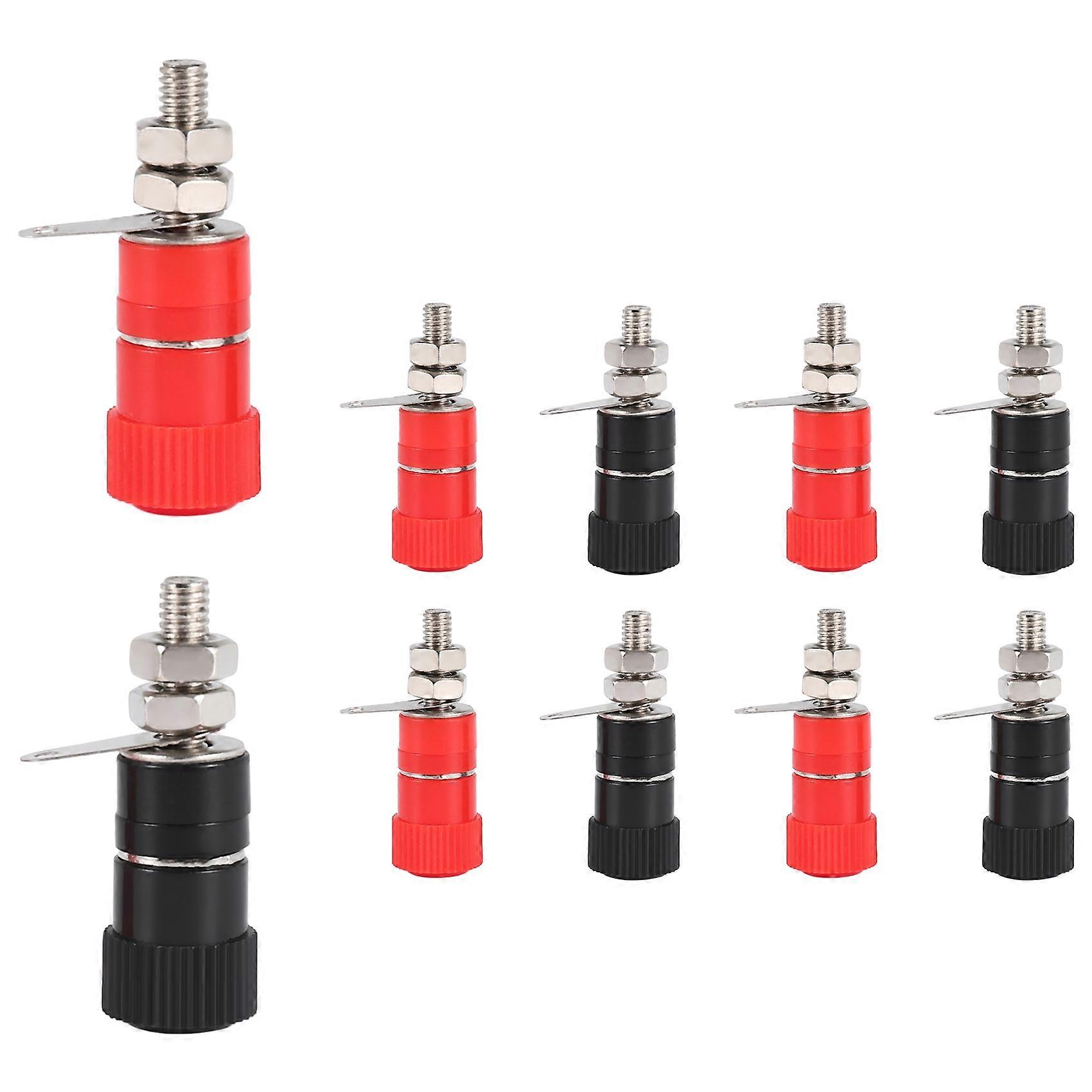 10 Pcs 3.8mm Thread 4mm Banana Plug Socket Binding Post Replacement