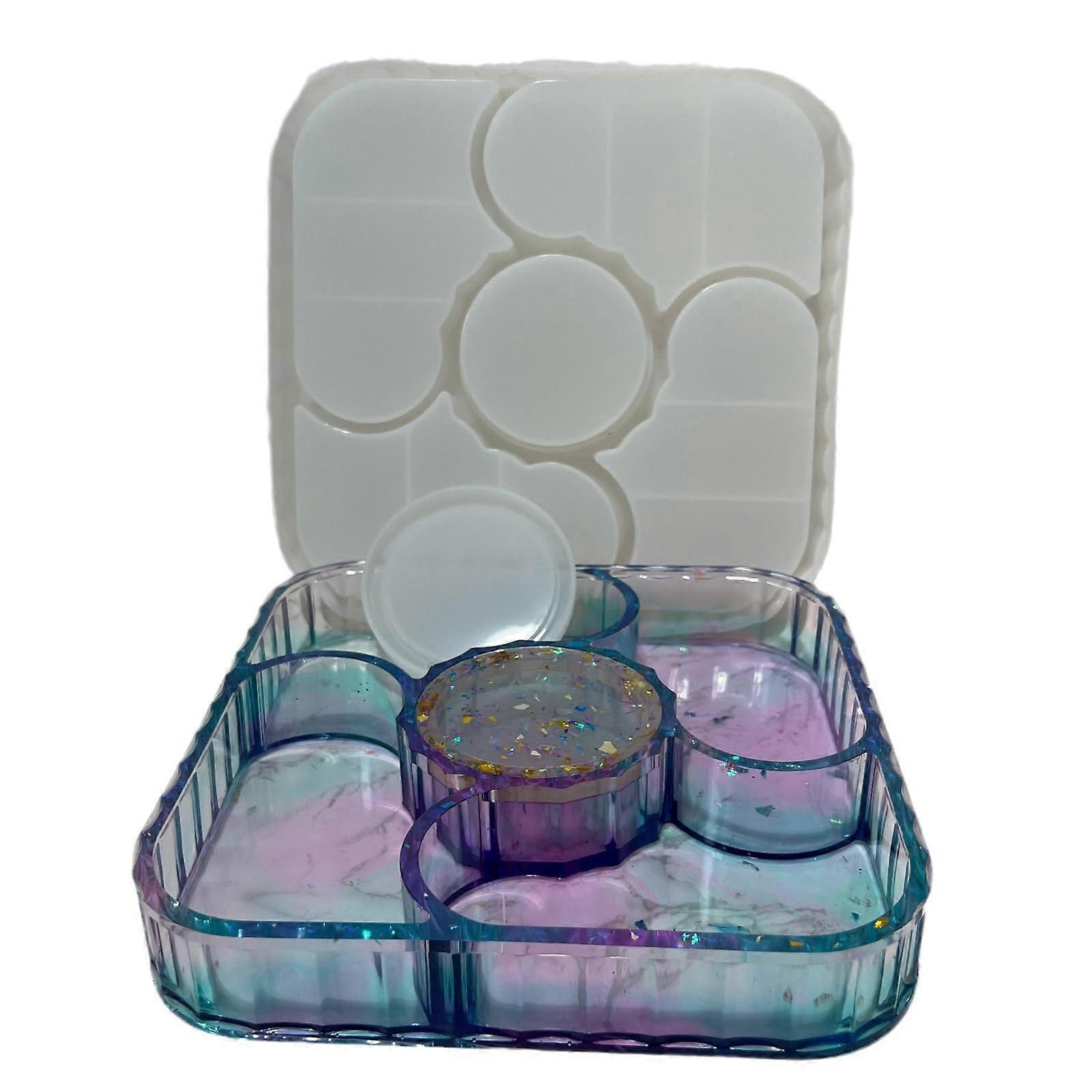 Silicone Fruit Mold Storage Box  DIY Reusable Container for Easy Fruit Organization, Mixed Colors