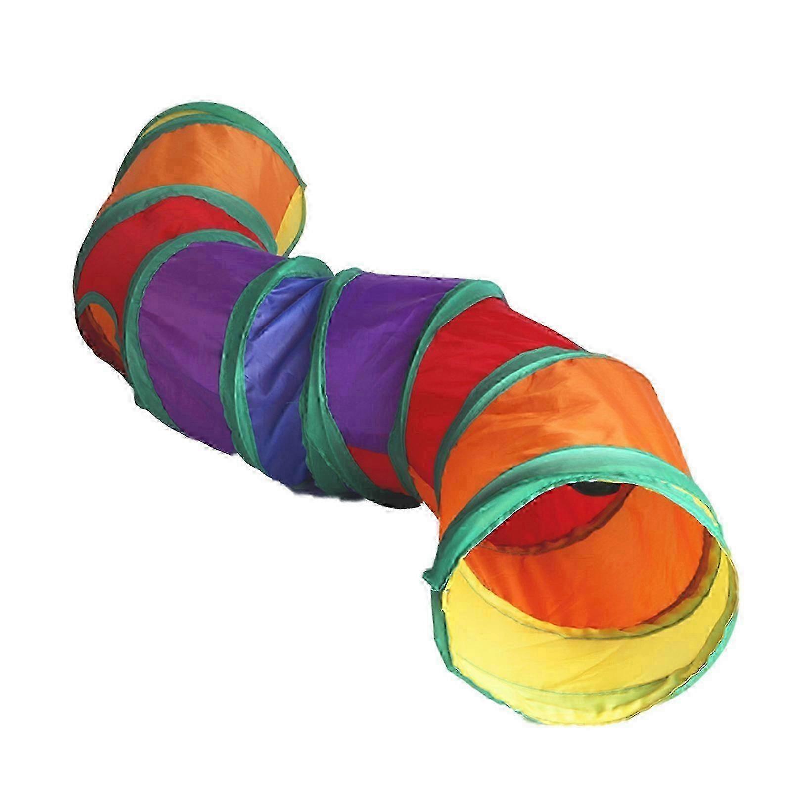 Collapsible Activity Tunnel for Small Pets Hamsters Rabbits Hideaway Toy