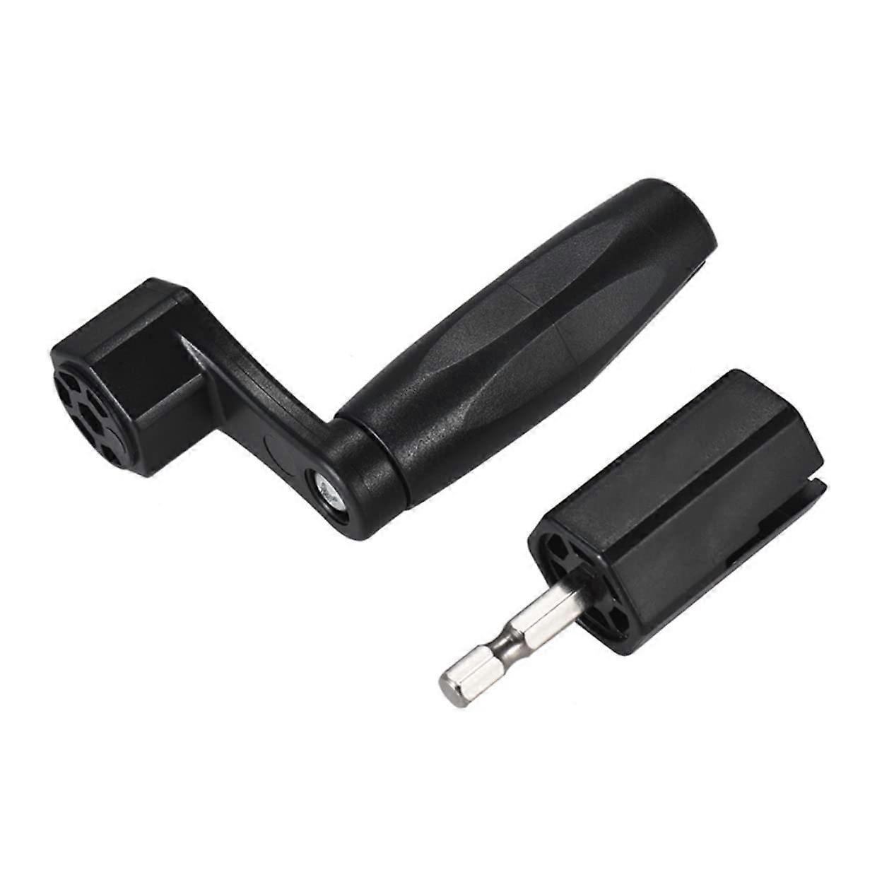 Guitar String Winder with Bridge Pin Puller and Drill Adapter for Fast Safe String Changing