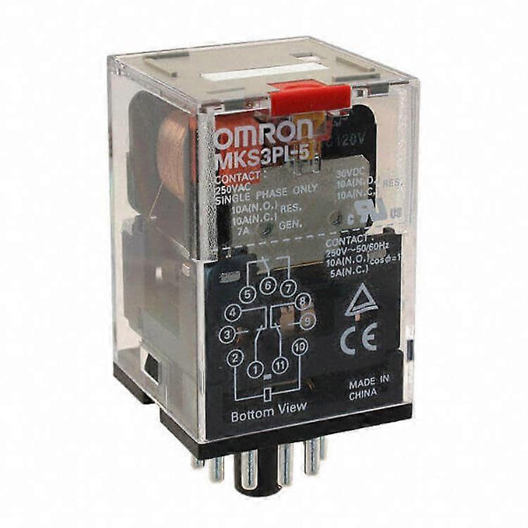 Omron Relay 3pdt 230v Ac Plug-in 10a Mks3p-5 230vac