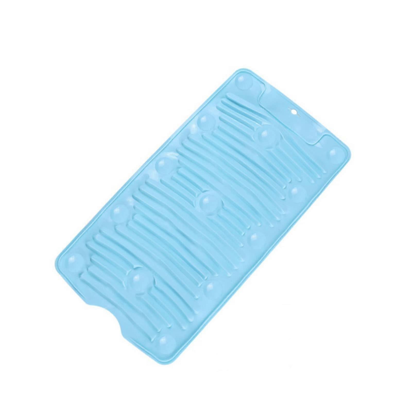Mini Folding Washboard with Suction Base for Handwashing Clothes and Travel Laundry