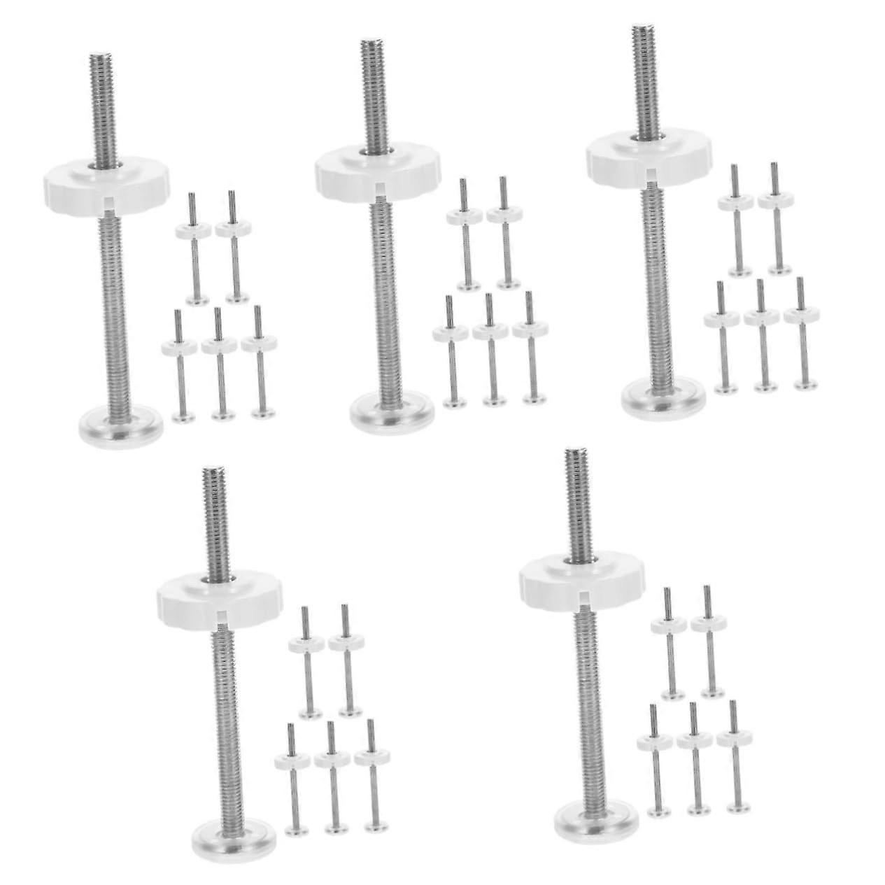 Pressure Mounted Baby Gate Replacement Parts Threaded Spindle Rod Hardware Kit for Broad Gate Compatibility