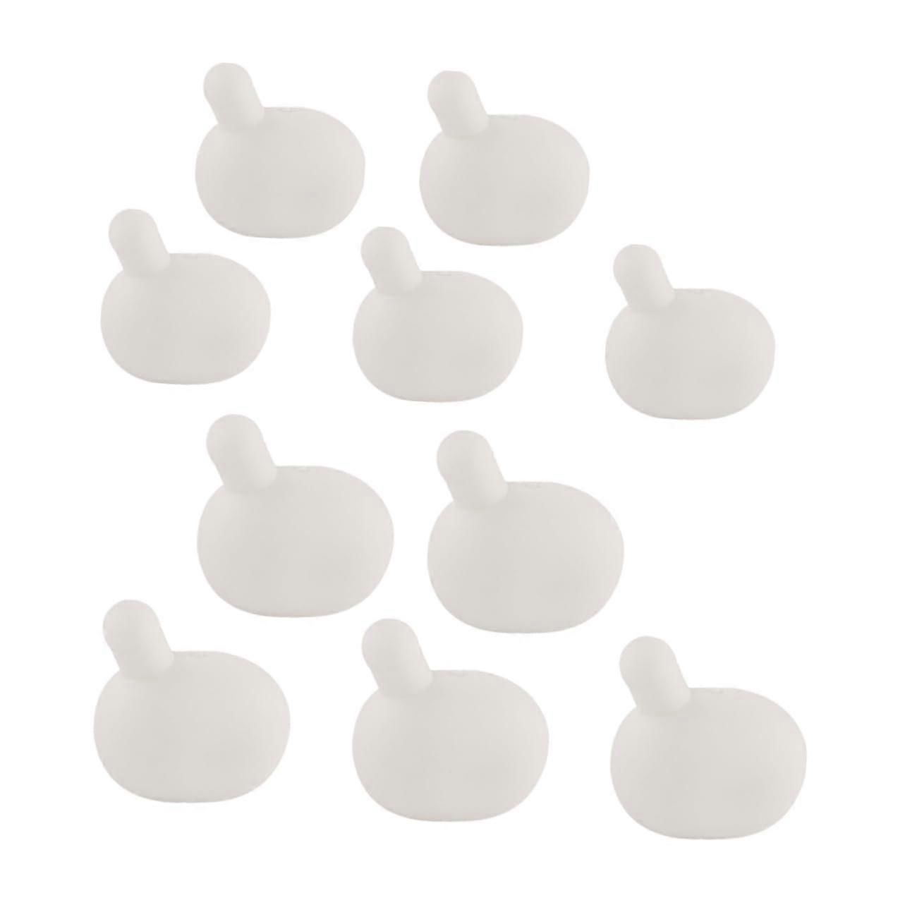 Silicone Pop It Insert Set of 10 DIY Bubble Toy Accessory for Plush Crafts Durable Replaceable Design