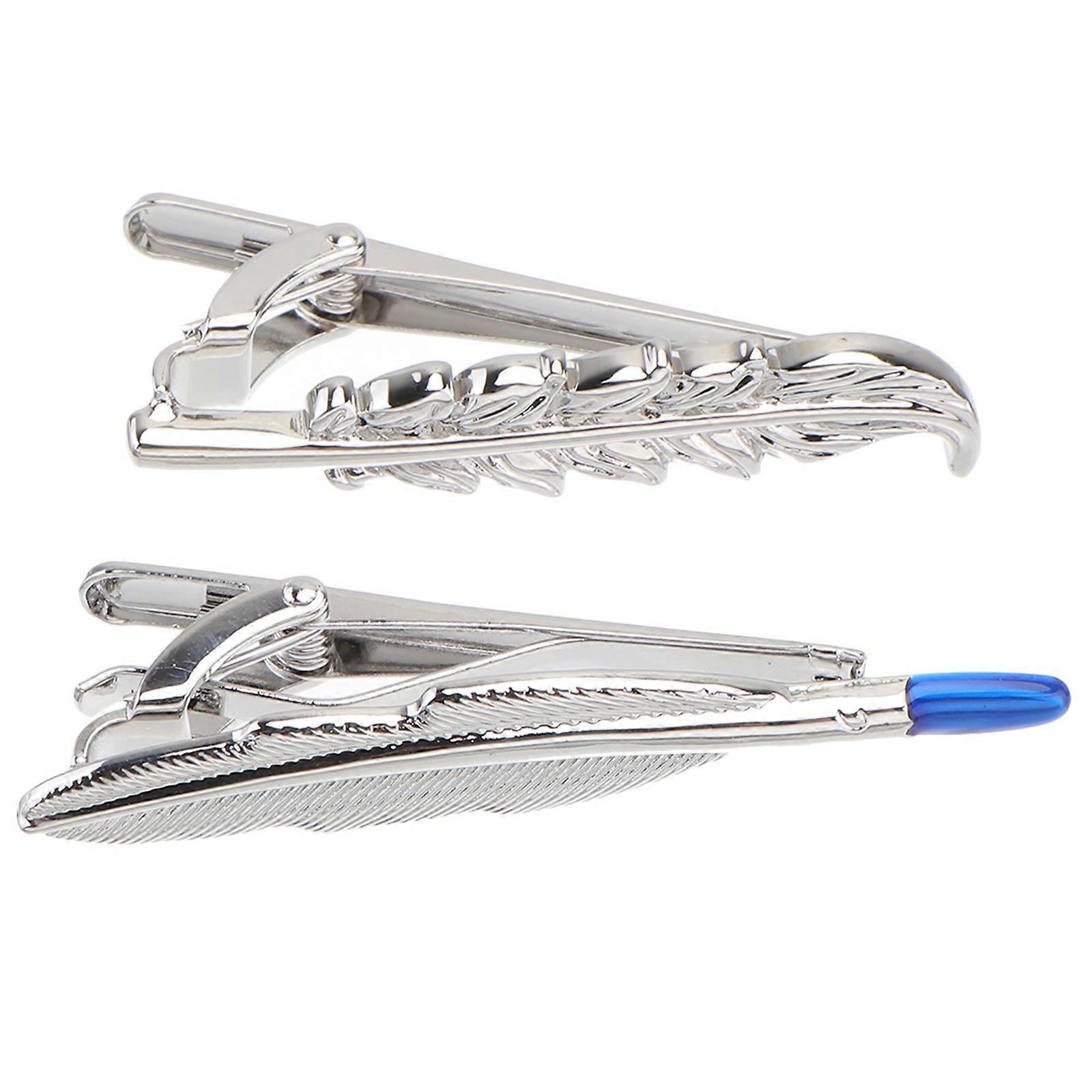 Men Suit Accessories 2Pcs Business Casual Hook Shape Feature Classic Style Durable Usage