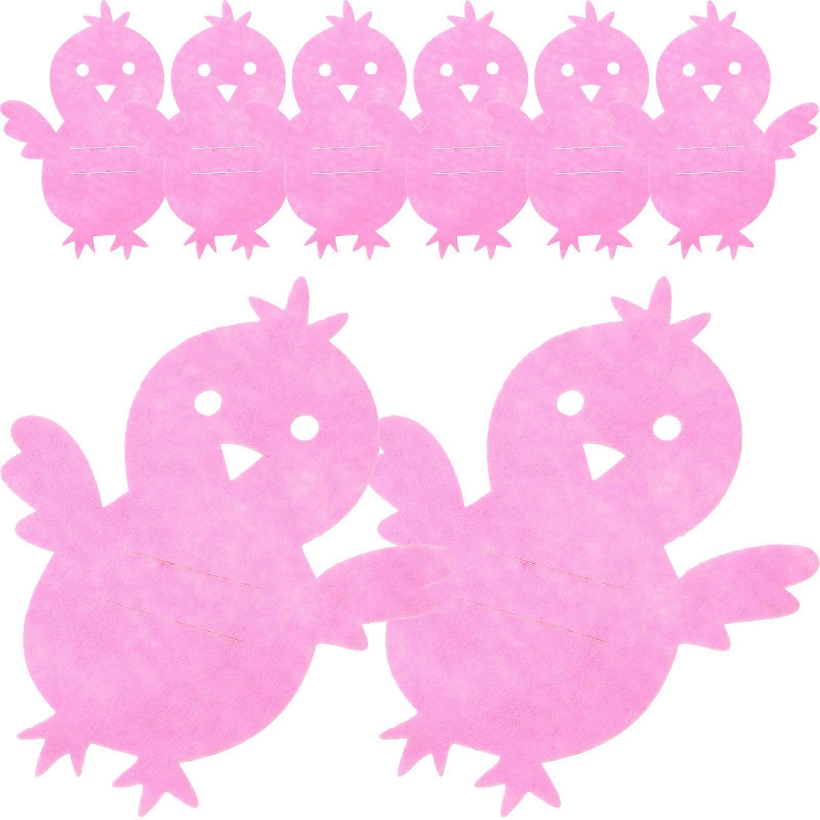 Cutlery Bag Easter Utensil Holder for Party Use 8Pcs