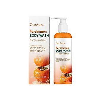 Persimmon Duschgel zur Kontrolle von Körpergerüchen, natürliche Deodorant-Seife für stark riechende Füße, reinigender, desodorierender Geruchsentferner für Frauen &