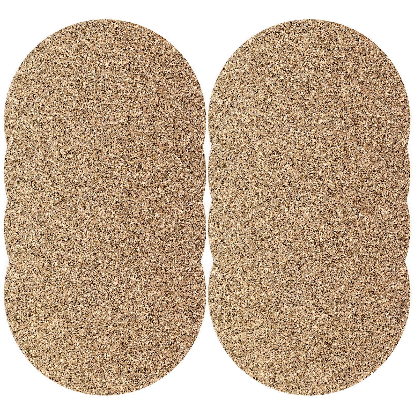 Cork Coasters Table Coasters Offering Stability for Indoor Plants 8Pcs