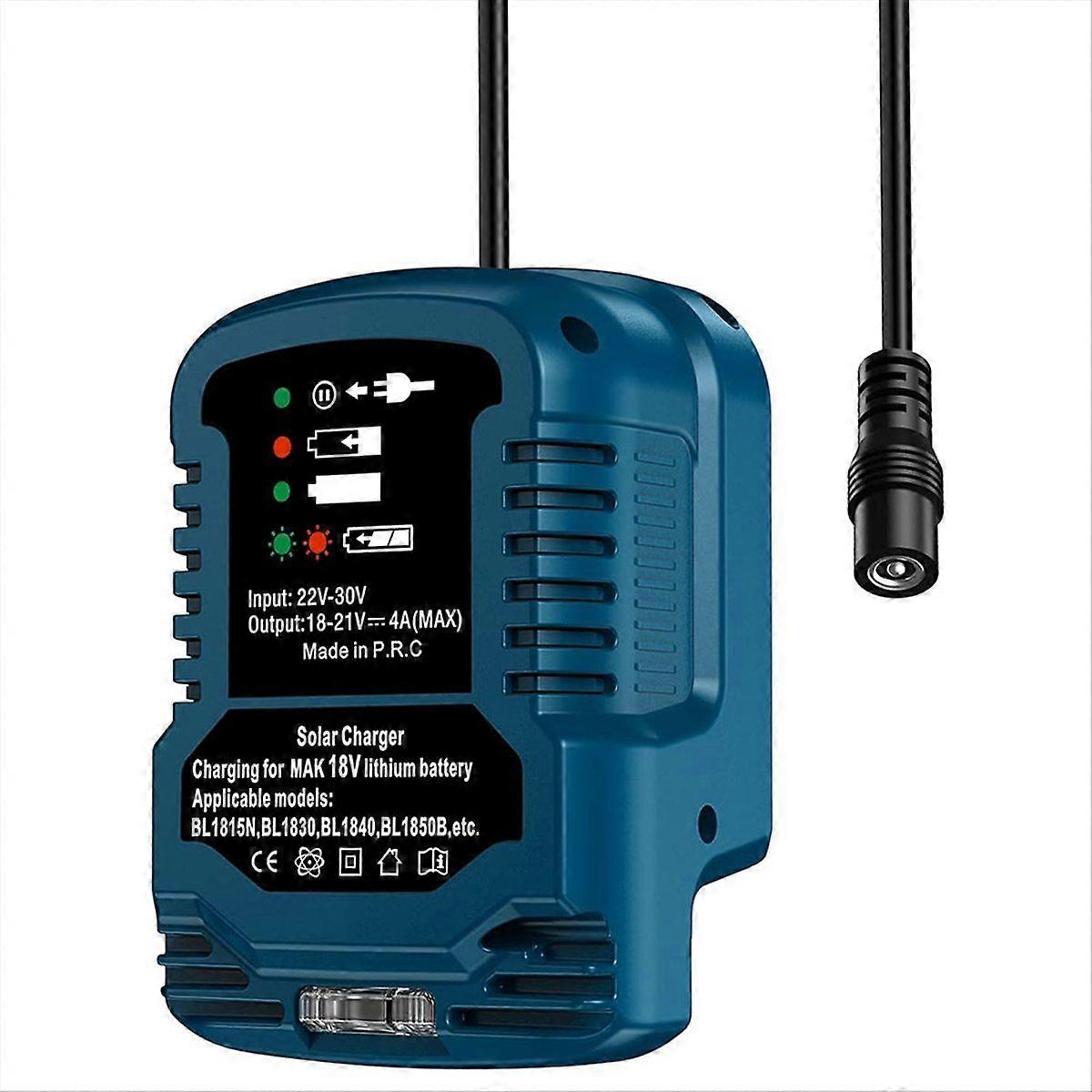 Solar Charger for 18V Battery Solar Adapter,Portable,Outdoor Work,Camping