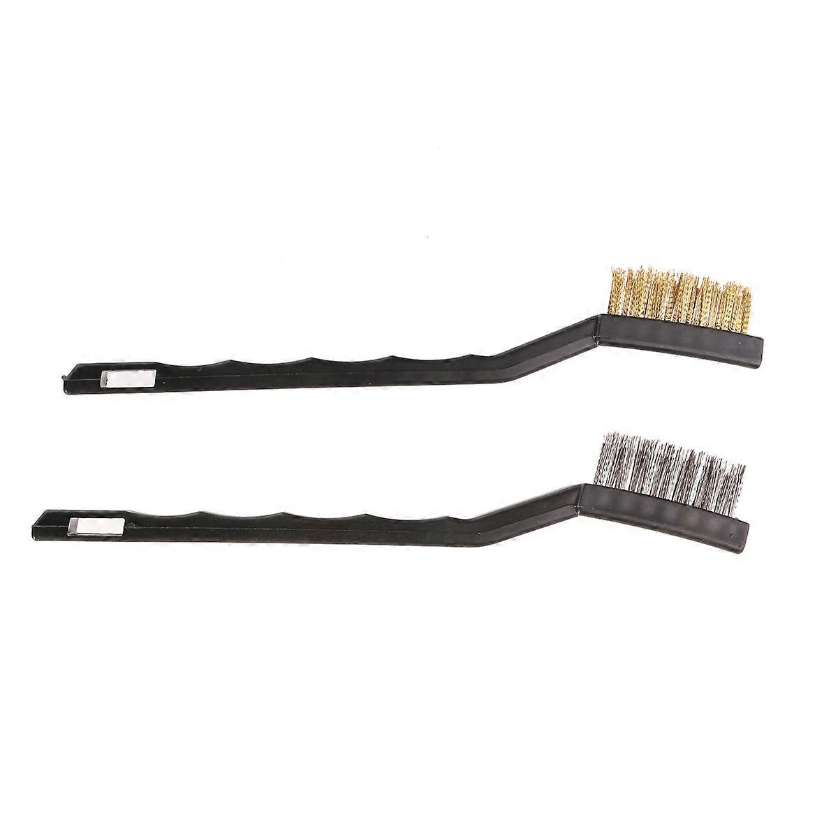 Rust Cleaning Brush Mini Wire Brush Set for Cleaning 6Pcs Assorted Color