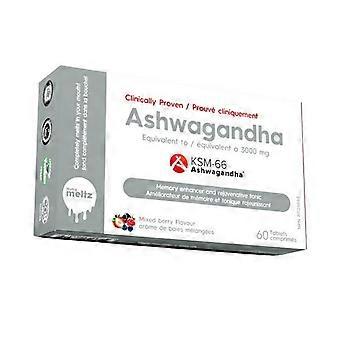 Nutrameltz KSM-66 Ashwagandha Mixed Berry,250 Mg,60 Tablets