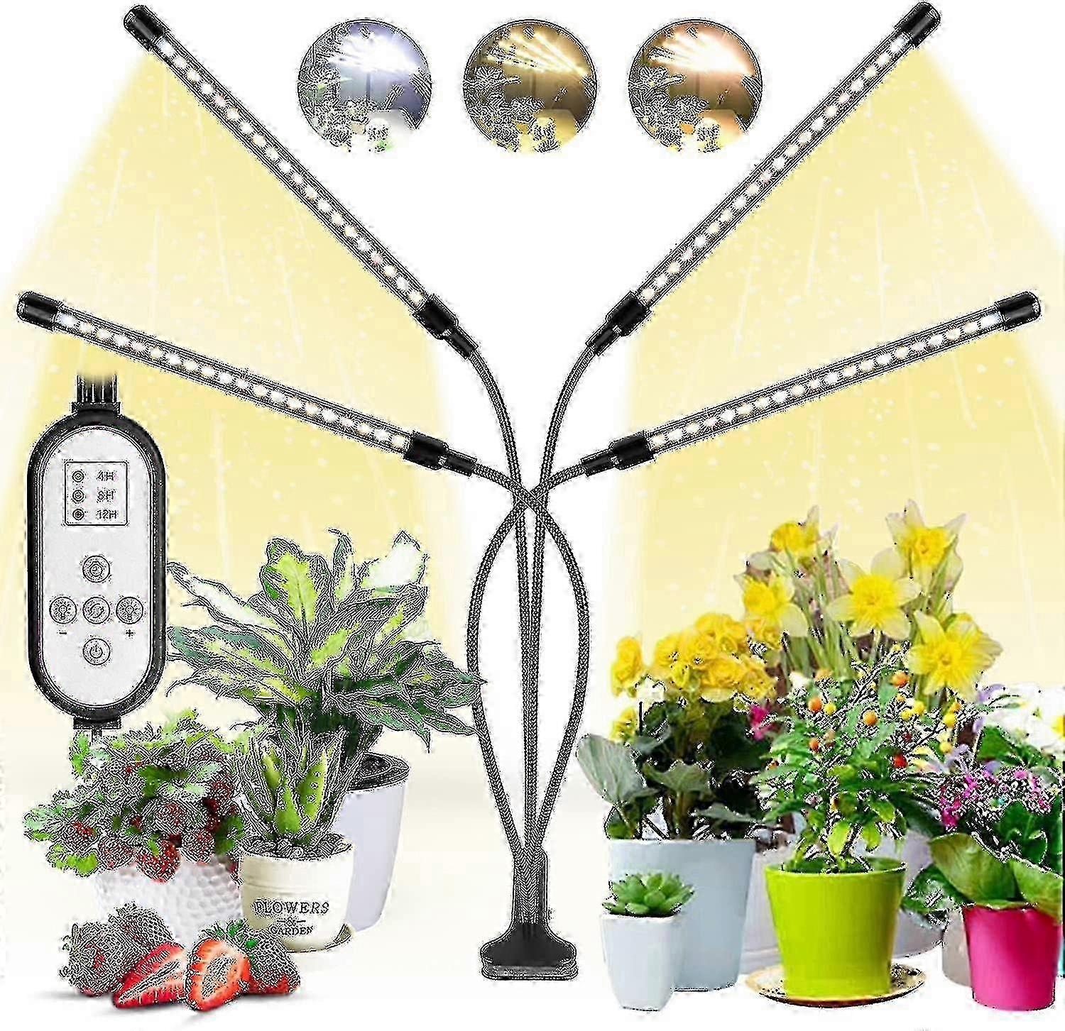 Auto Timer LED Grow Light for Plants USB Powered Indoor Use