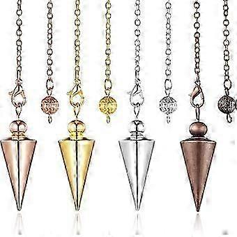 4pcs Copper Metal Pendulum Pendulum Pendulum Pendulum Meditation Set