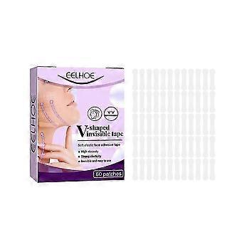 60pcs Instant Invisible Face Stickers Hals Auge Doppelkinnlift V-Form Nachfüllbänder