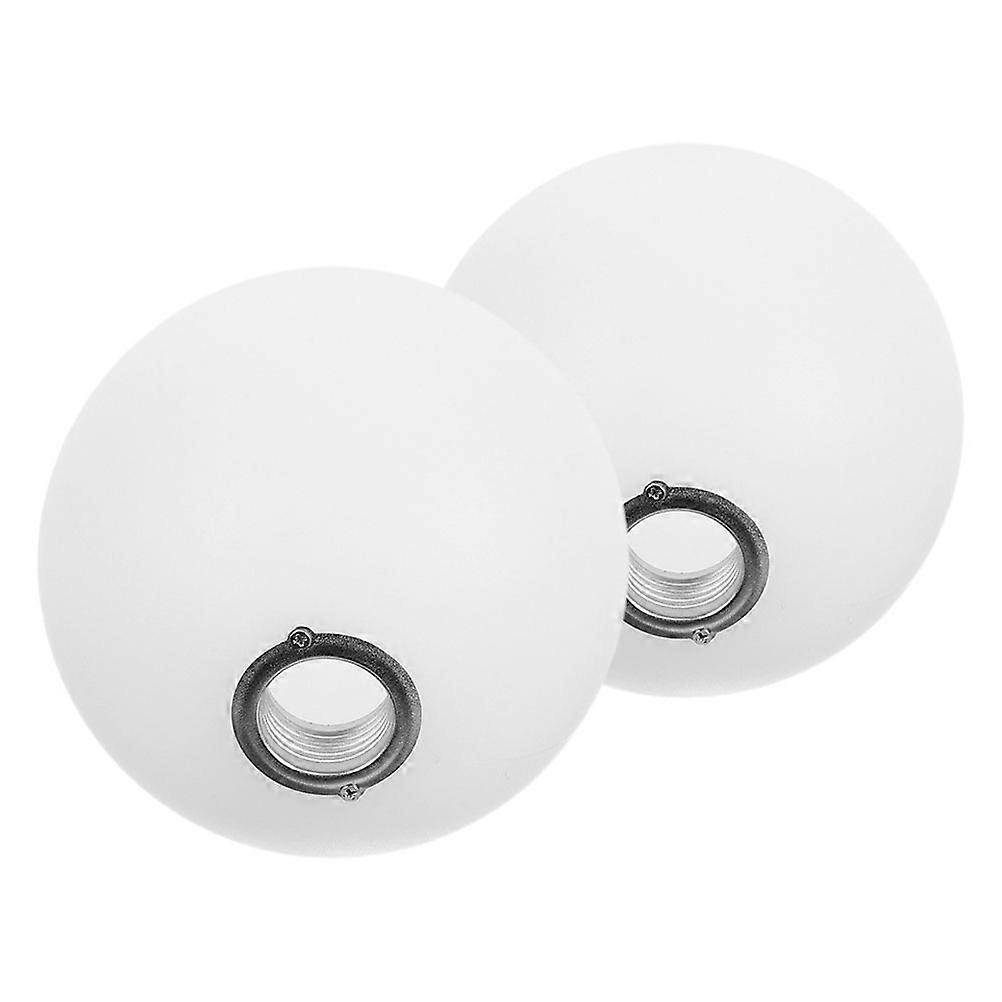 Globe Lamp Shade Acrylic Replacement for Table Lamps 8Pcs White Soft Diffuser