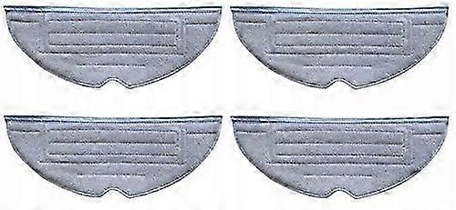4 X Microfiber Mop Cloths For Roborock S7