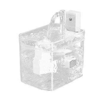 Distributeur d’eau potable à circulation automatique Fontaine à induction sans fil débranchée 1,5l grand animal de compagnie