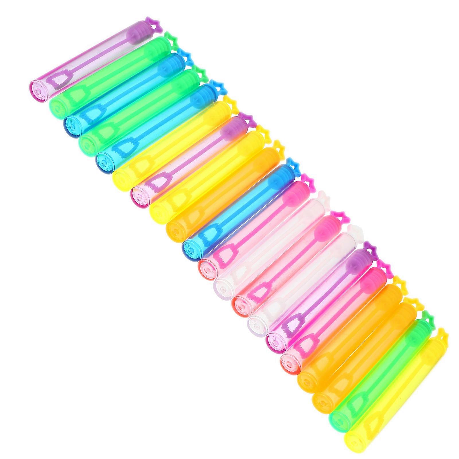 Bubble Blower Empty Bubble Bottle for Storage 20Pcs with Wand Assorted