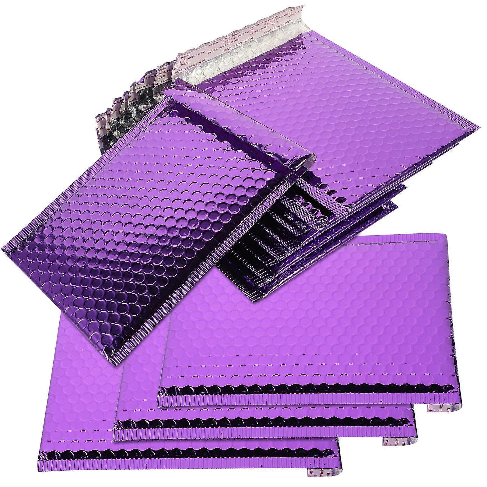 Multi-Functional Purple Bubble Envelopes for Package Protection 10Pcs