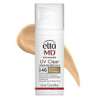 EltaMD UV Clear Facial Sunscreen SPF 46, Oil-Free Formula with Zinc Oxide, Dermatologist Recommended (Tinted)