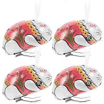 4pcs Novelty Easter Wind Up Toys Kids Party Clockwork Toys Wind-up Rabbit Toys Kids Playthings