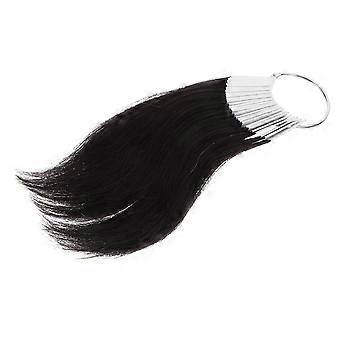 30pcs Hair Color Rings Human Hair Testing Color Samples (9 Degree Color)